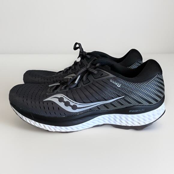Saucony Guide 13 Running Shoes, Black, Women's 8.5 M - Picture 1 of 6